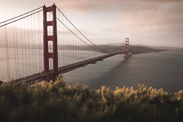 The Golden Gate Bridge. Image courtesy of Pixabay